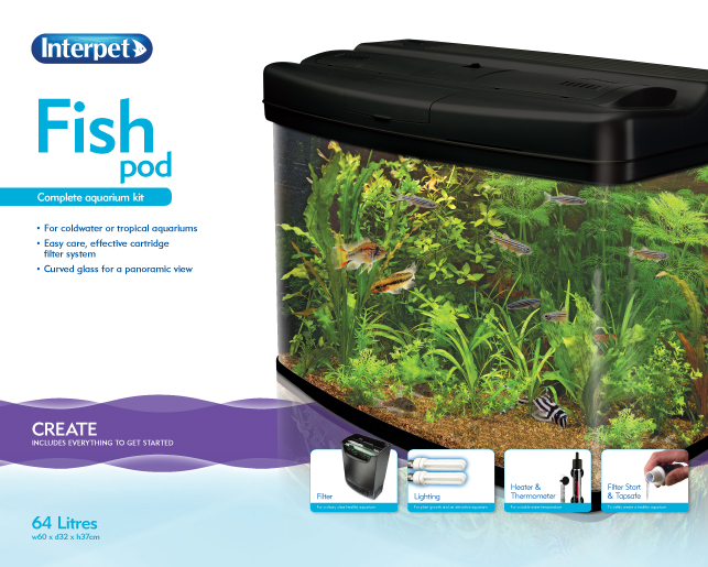 Fish Pod 64L Aquarium - CF2 - Image 2