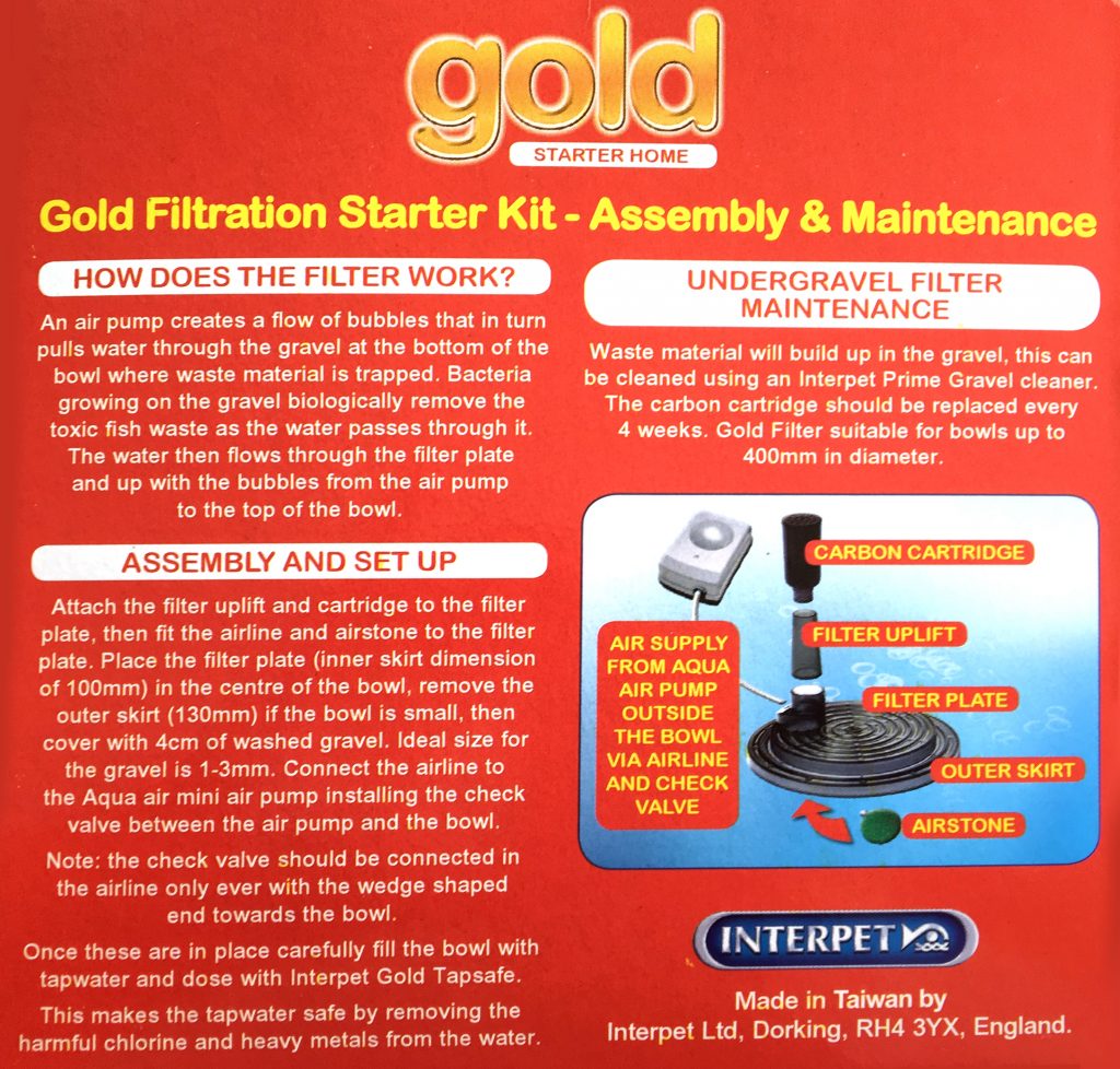Gold Fish Bowl Undergravel Filter Carbon Filter Refill x 2 - Image 2