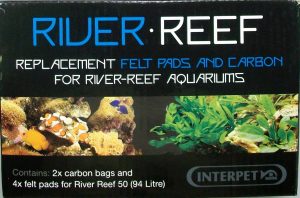 River Reef & Kent Marine Bioreef 94L Replacement Super Fine Filter Pads & Carbon
