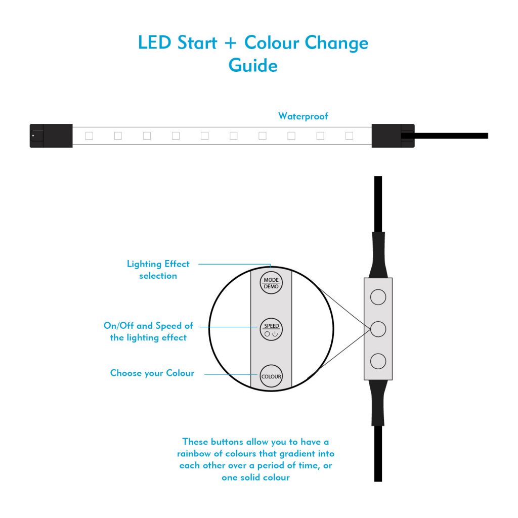 Start+ LED Colour Change 45cm - Image 3