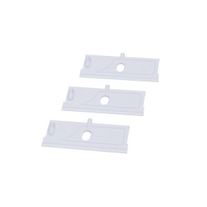 Twist & Click Scraper Replacement Plastic Blades x3