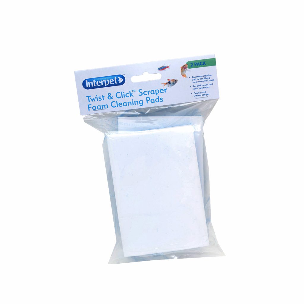 Interpet Twist & Click Scraper Foam Cleaning Pads - Image 2