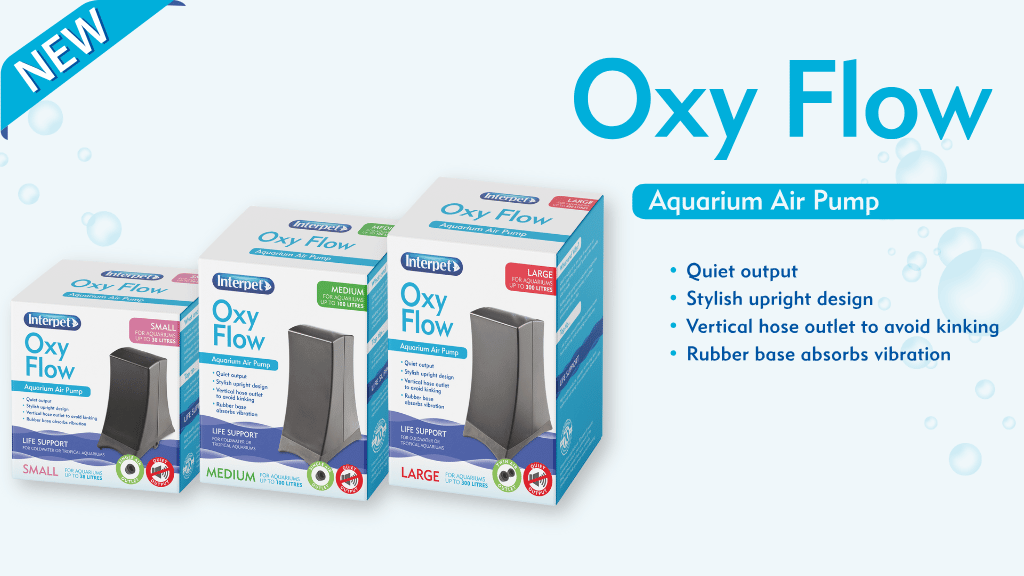 New Oxy Flow Air Pumps from Interpet