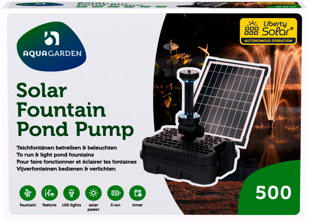 Blagdon Aquagarden Solar Fountain Pond Pump (500)